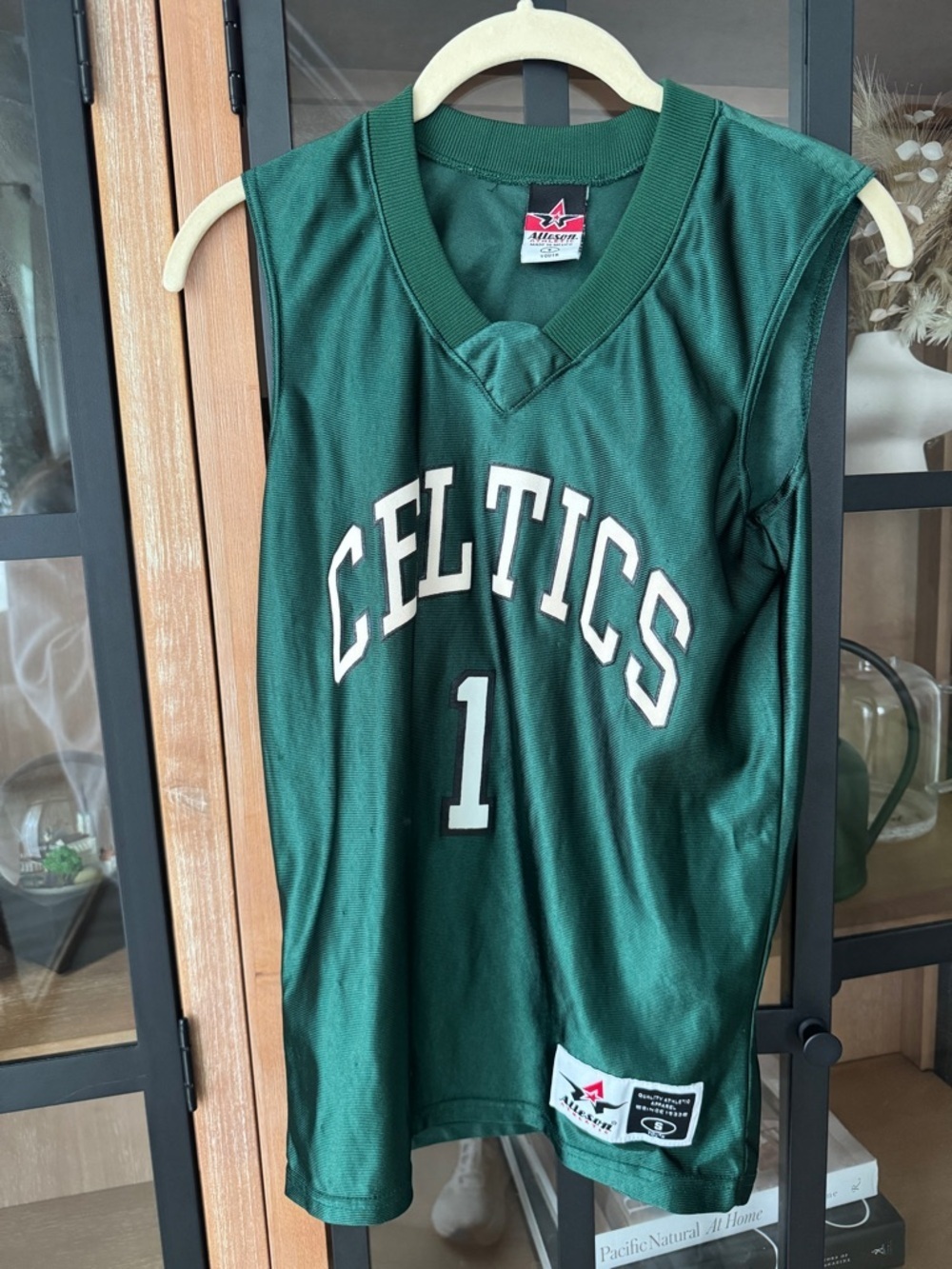Vintage Boston Celtics Jersey #1 kids youth basketball NBA boys 90s - Picture 8 of 9